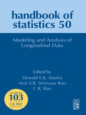 cover image of Modeling and Analysis of Longitudinal Data